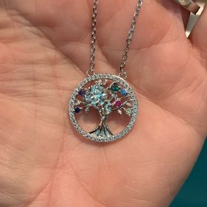 Tree of life Moissanite necklace